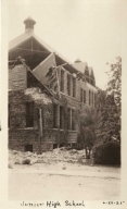 Santa Barbara 1925 Earthquake damage - Junior High School