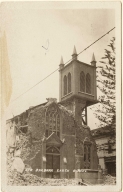 Santa Barbara 1925 Earthquake damage - Catholic Church
