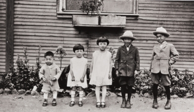 George, Nellie, Ellen, Patrick and William Nagano : Morro Bay : 1929.