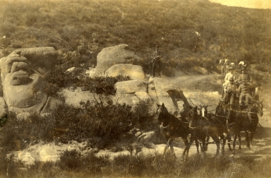 Stagecoach on San Marcos Pass