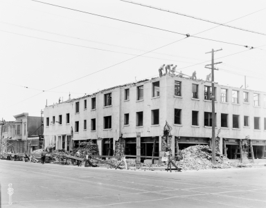 Santa Barbara 1925 Earthquake Damage - 500 Block State Street