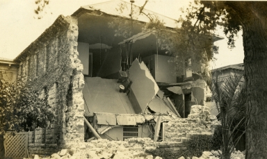Santa Barbara 1925 Earthquake Damage - County jail