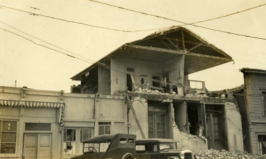 Santa Barbara 1925 Earthquake Damage - Chinatown