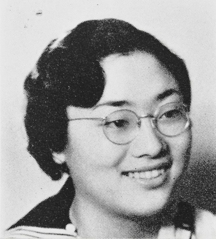 Toshi C. Inouye, Lompoc High School, Class of 1936. Toshi was active in music and performing arts through high school. When she married, her husband, Hinode, took her name. As with all other Japanese [Americans], they too had to evacuate the coast in 1942. But Toshi and her husband came back to rear two children in Lompoc, a boy and a girl. Toshi lived there until her death in December 1993.