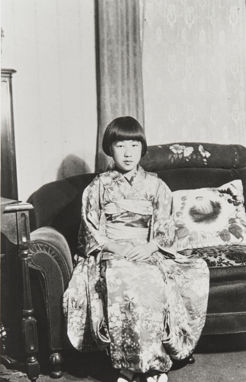 June Tokuyama as a young girl in Lompoc, about 1930. She was a 1938 Lompoc High School graduate and a member of the Scholarship Society.