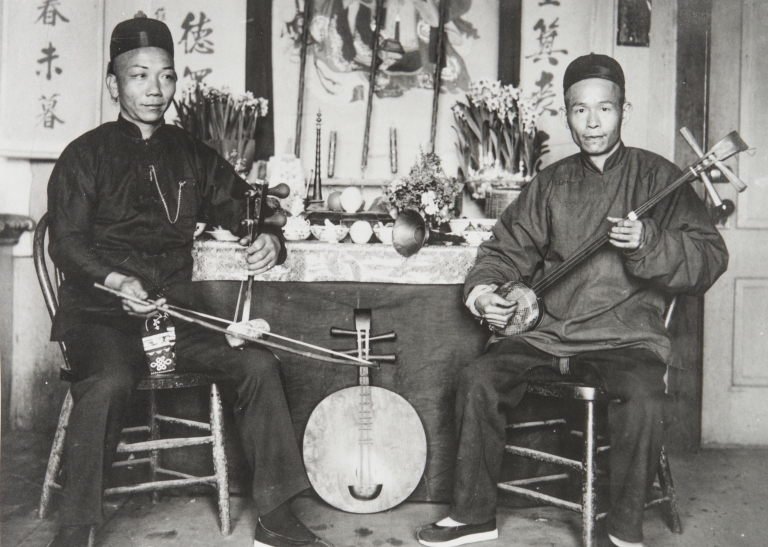 Chinese New Year, Joss House, 15 E. Canon Perdido, Santa Barbara : early 1900s.