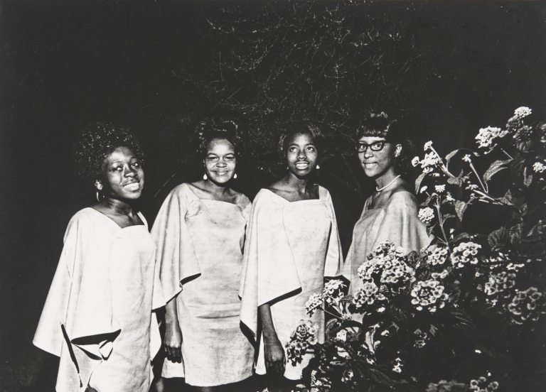 Contestants for 1969 Miss Teen Cotton Queen : Queen reigned at the Cotton Ball, sponsored by the Twentieth Century Onyx Club.
