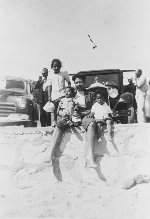 Mrs. Tommie Brown, Roosevelt Campbell, Jr., Avila Beach : 1945.