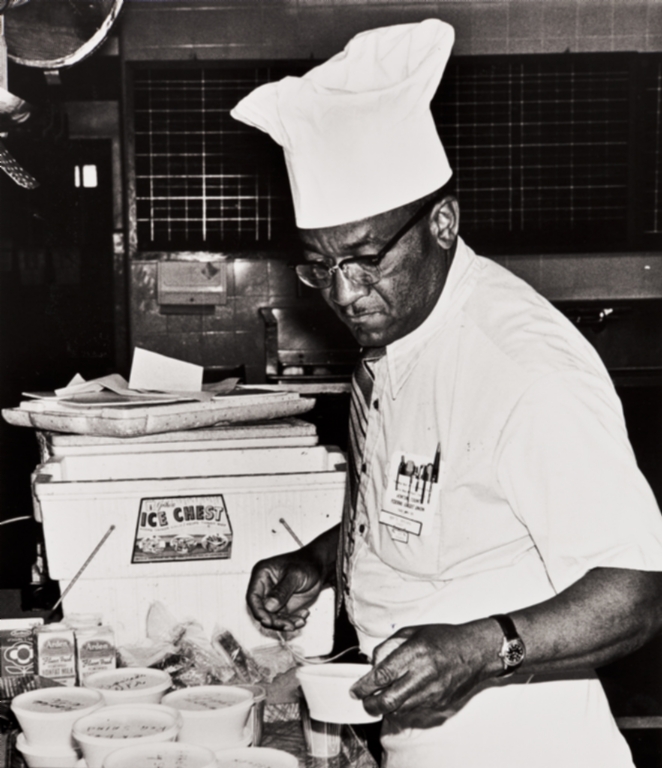 Ernest E. "Gene" Brown, Executive Chef at the County General Hospital from 1946 until the 1970s.