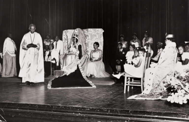 St. Paul A.M.E. Church puts on a play, Santa Barbara : 1950s.