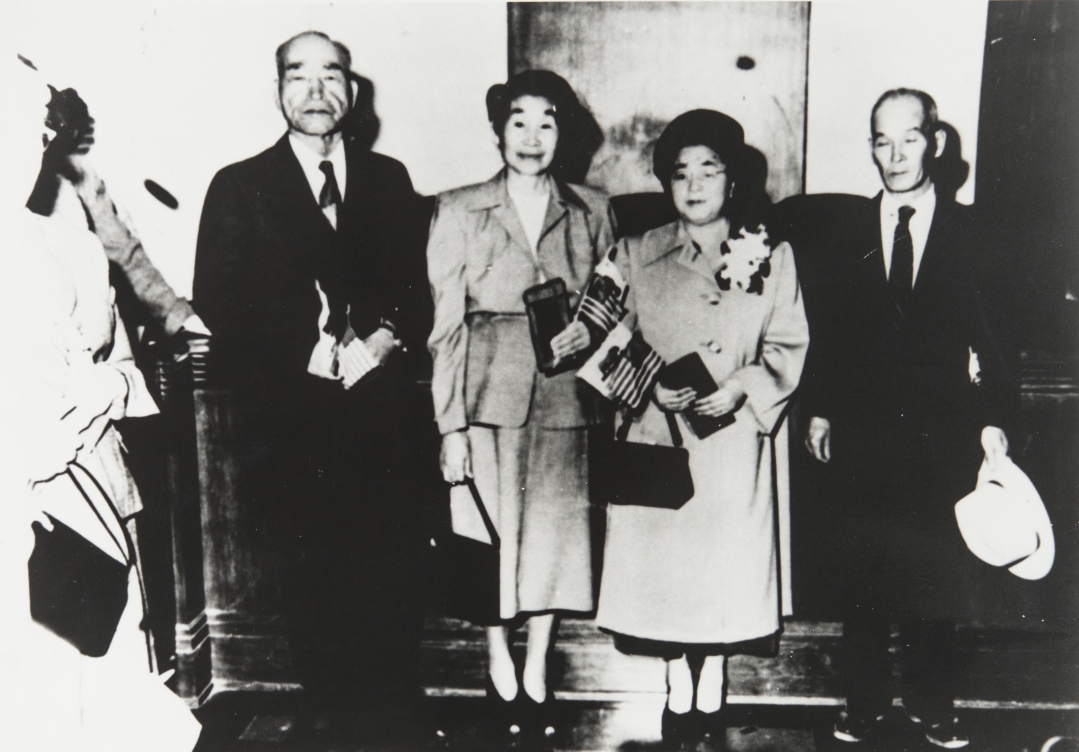 After becoming citizens of the United States. L-R: Mr. Tameji Eto, Mrs. Take Eto, Mrs. Toyo Hayashi.