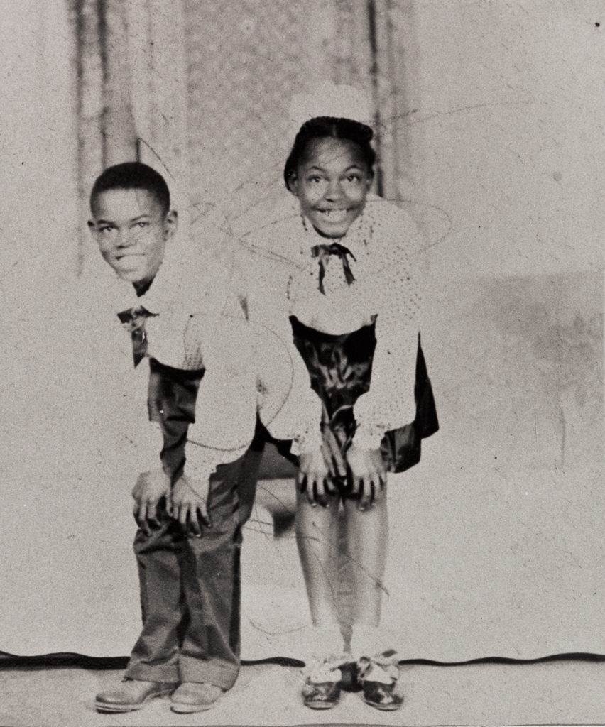 Leroy "Buddy" Gibson and his sister, Louise Gibson, tap dancing team, just before appearing on the Ted Mack Amateur Hour : 1948 ; students of the Ted Russell Dancing Studio in Ventura, the brother and sister advanced as a professional dancing team.