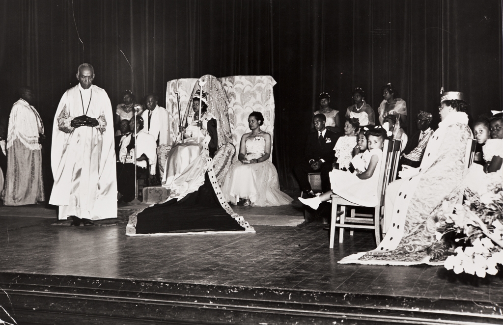 St. Paul A.M.E. Church puts on a play, Santa Barbara : 1950s.